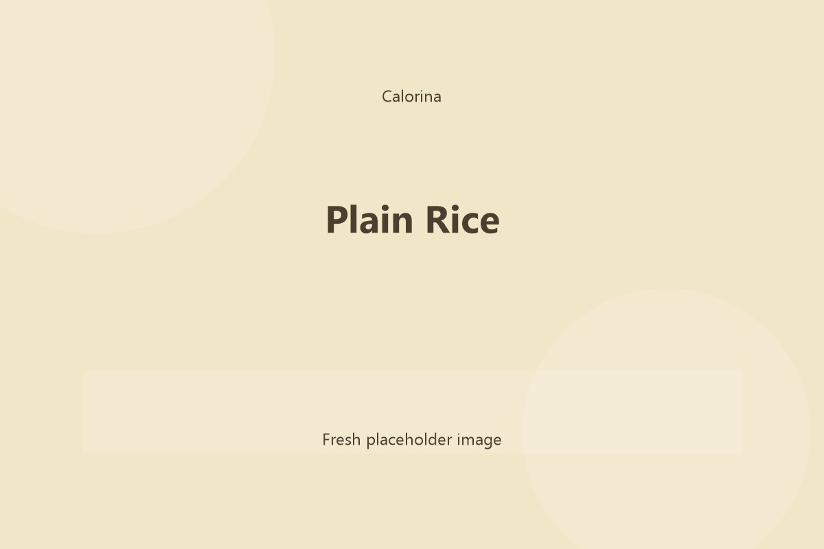 Plain Rice (200g)